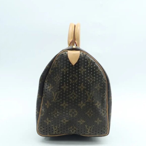 100% Authentic Louis Vuitton Speedy 30 Brown Monogram Canvas Hand Bag - Picture 3 of 12
